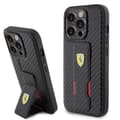 Miniatyrbillede 1 af 8: Ferrari iPhone 15 Pro Cover Grip Stand Function Sort