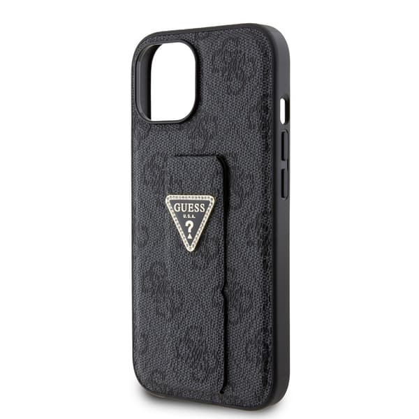 Guess iPhone 15 Skal Grip Stand Function Svart
