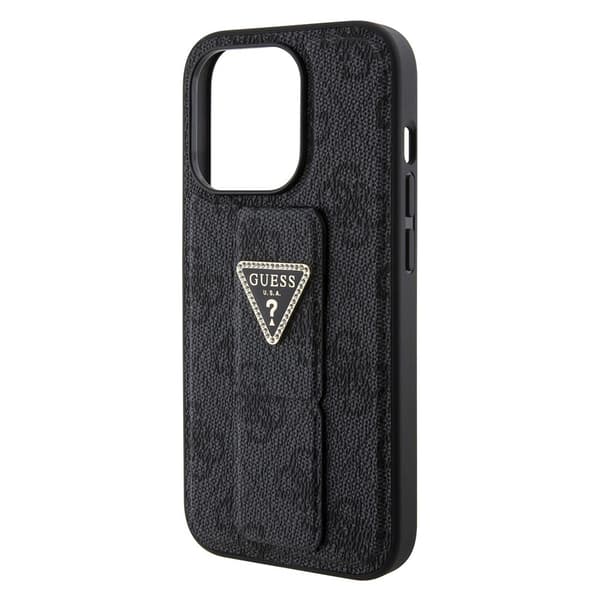 Guess iPhone 15 Pro Kuori Grip Stand Function Musta
