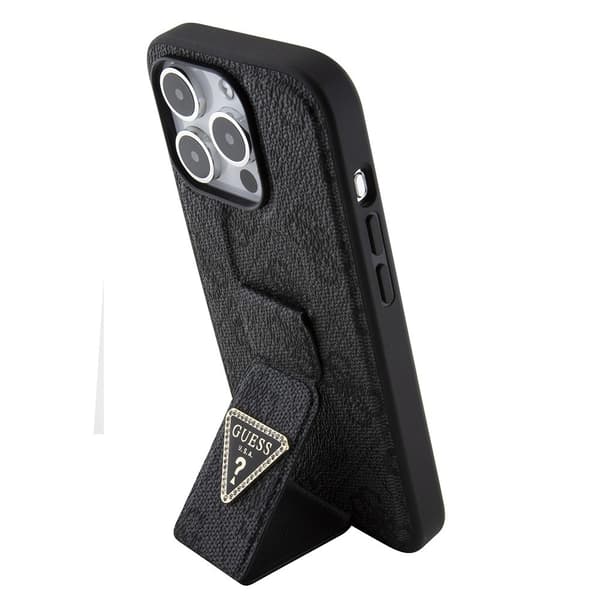 Guess iPhone 15 Pro Kuori Grip Stand Function Musta