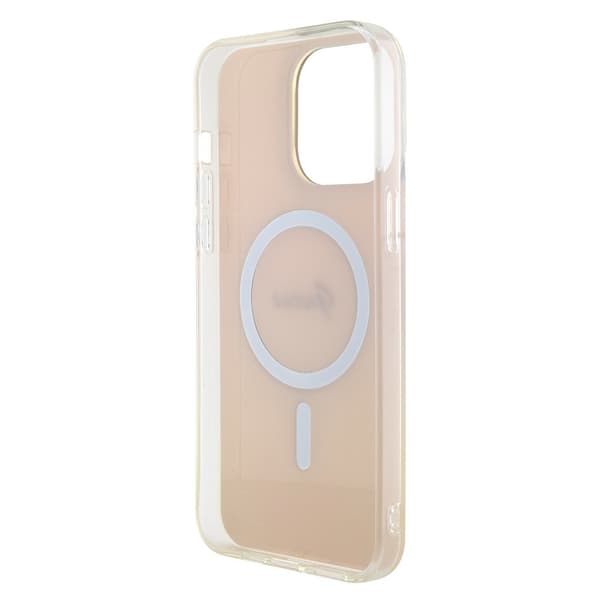 Guess iPhone 15 Pro Skal Script MagSafe Rosa