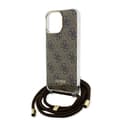 Pikkukuva 3 / 7: Guess iPhone 15 Pro Kuori Crossbody Cord Ruskea