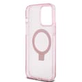 Miniatyrbild 7 av 8: Guess iPhone 15 Pro Max Skal Ring Stand Glitter MagSafe Rosa