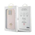 Pikkukuva 8 / 8: Guess iPhone 15 Pro Kuori Liquid Silicone Metal Logo Vaaleanpunainen