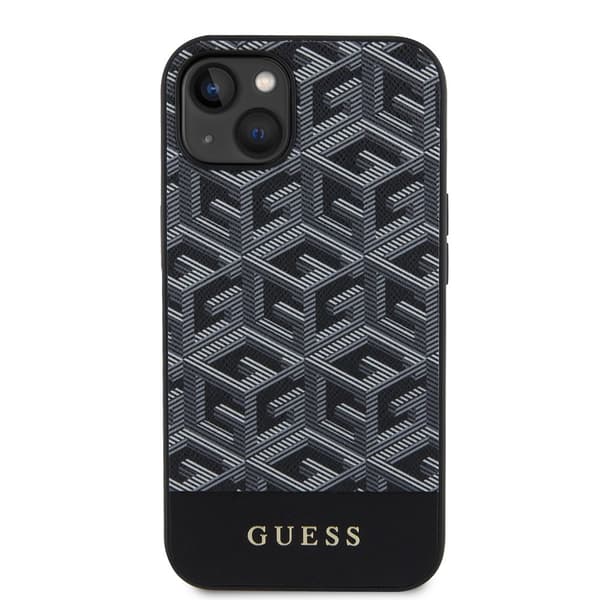 Guess iPhone 15 Kuori G Cube MagSafe Musta