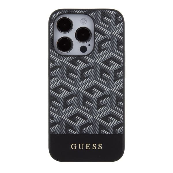 Guess iPhone 15 Pro Skal G Cube MagSafe Svart