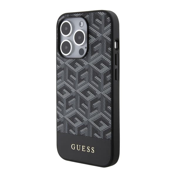 Guess iPhone 15 Pro Skal G Cube MagSafe Svart