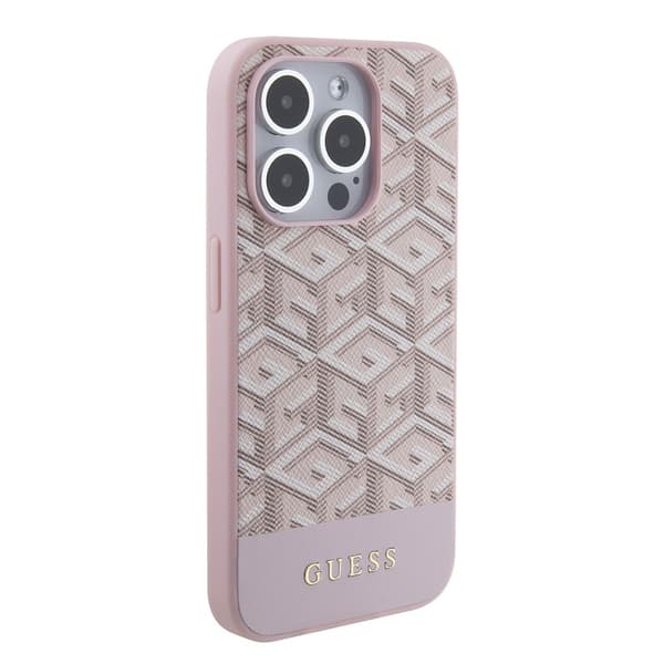 Guess iPhone 15 Pro Max Skal G Cube MagSafe Rosa