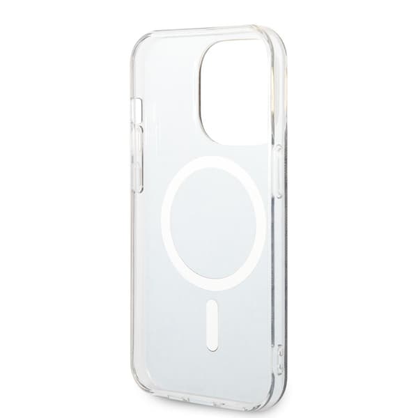 Guess iPhone 15 Pro Kuori 4G Pattern MagSafe Musta