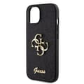Miniatyrbild 6 av 8: Guess iPhone 15 Skal Fixed Glitter Svart