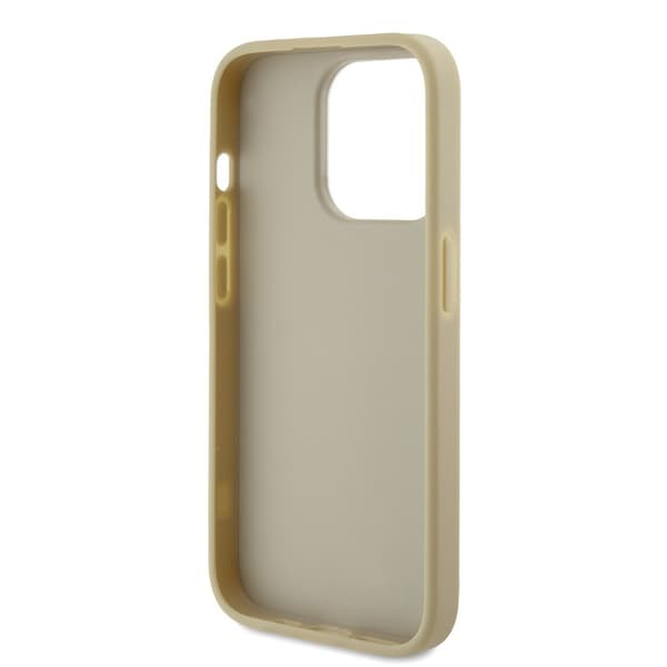 Guess iPhone 15 Pro Kuori Fixed Glitter Kulta