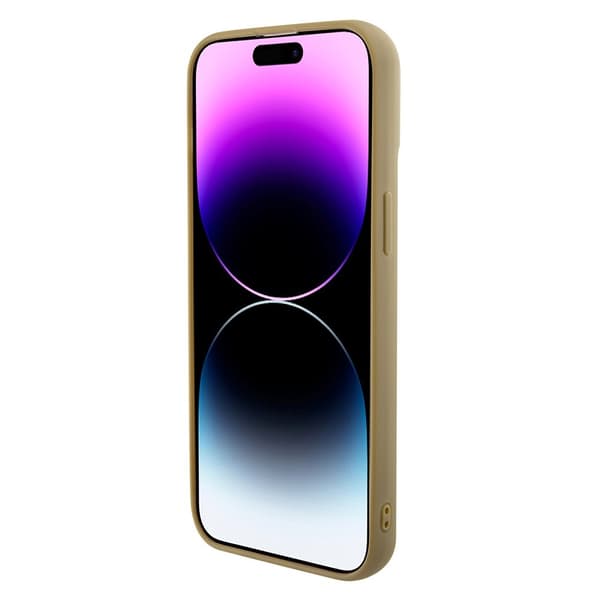 Guess iPhone 15 Cover Square Mirror Guld