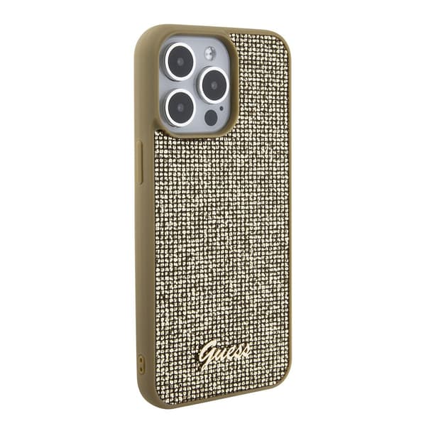 Guess iPhone 15 Pro Max Kuori Square Mirror Kulta