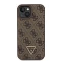 Pikkukuva 3 / 8: Guess iPhone 15 Kuori 4G Metal Triangle Strass Ruskea