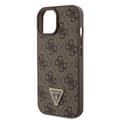 Pikkukuva 6 / 8: Guess iPhone 15 Kuori 4G Metal Triangle Strass Ruskea
