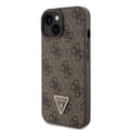 Pikkukuva 2 / 8: Guess iPhone 15 Kuori 4G Metal Triangle Strass Ruskea