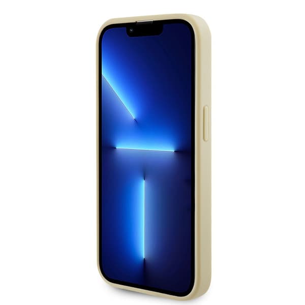 Guess iPhone 15 Pro Skal Saffiano MagSafe Beige