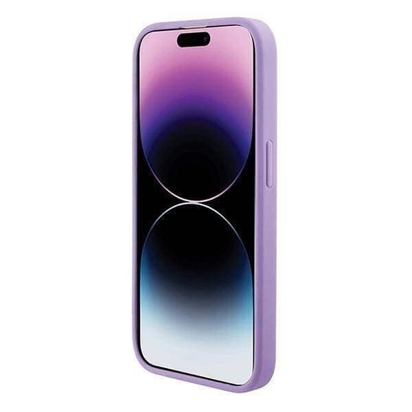 Guess iPhone 15 Pro Cover Saffiano MagSafe Lilla