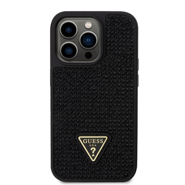 Guess iPhone 15 Pro Skal Rhinestone Svart