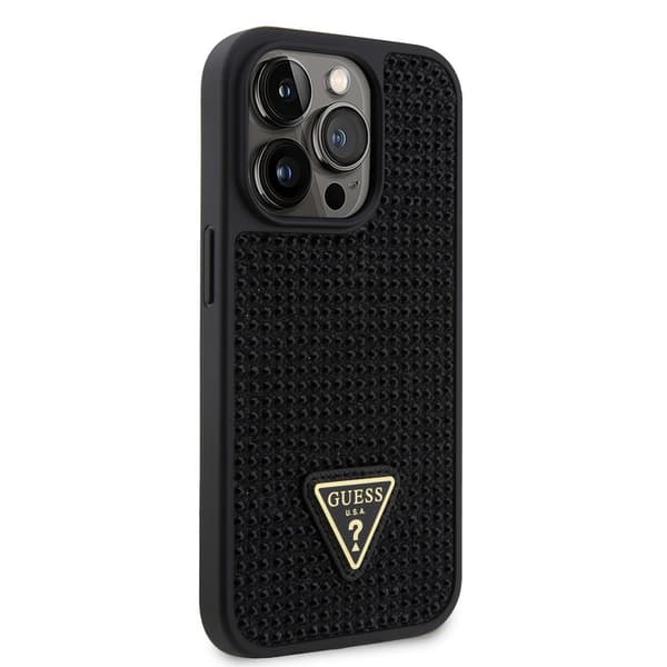 Guess iPhone 15 Pro Skal Rhinestone Svart