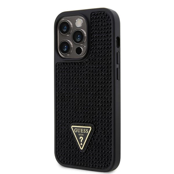 Guess iPhone 15 Pro Skal Rhinestone Svart