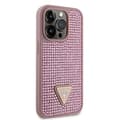 Miniatyrbild 4 av 8: Guess iPhone 15 Pro Skal Rhinestone Rosa