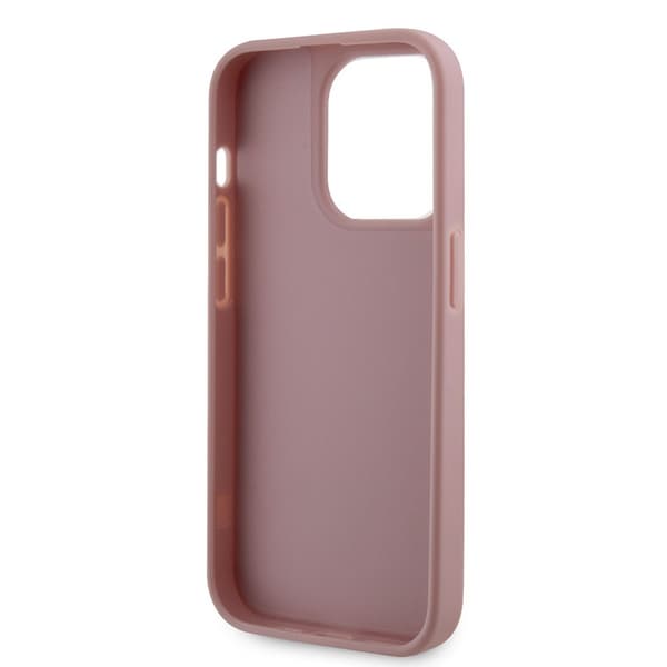 Guess iPhone 15 Pro Skal Rhinestone Rosa