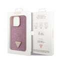 Miniatyrbild 8 av 8: Guess iPhone 15 Pro Skal Rhinestone Rosa