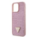 Pikkukuva 6 / 8: Guess iPhone 15 Pro Max Kuori Rhinestone Vaaleanpunainen