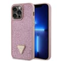 Pikkukuva 1 / 8: Guess iPhone 15 Pro Max Kuori Rhinestone Vaaleanpunainen