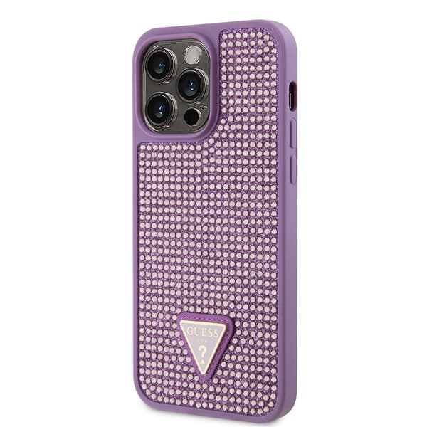 Guess iPhone 15 Pro Max Kuori Rhinestone Violetti