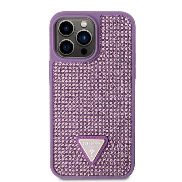Guess iPhone 15 Pro Max Kuori Rhinestone Violetti