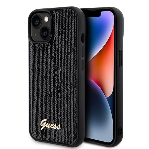 Guess iPhone 15 Cover Sequin Sort