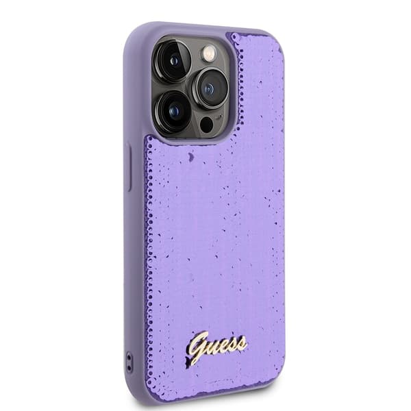 Guess iPhone 15 Pro Max Kuori Sequin Violetti