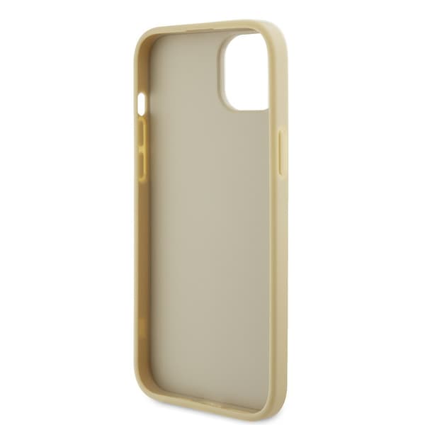 Guess iPhone 15 Kuori Metal Logo Strass Kulta