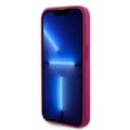 Miniatyrbild 6 av 8: Guess iPhone 15 Pro Skal Metal Logo Strass Metallic Rosa