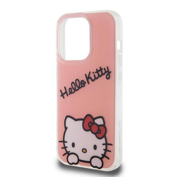 Hello Kitty iPhone 15 Pro Kuori Daydreaming Crossbody Vaaleanpunainen