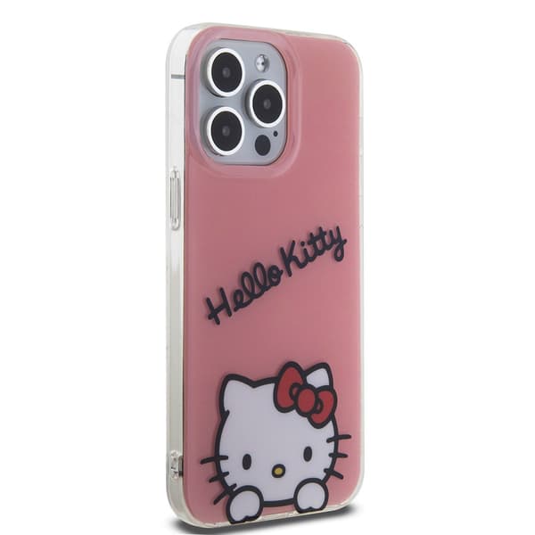 Hello Kitty iPhone 15 Pro Max Kuori Daydreaming Crossbody Vaaleanpunainen