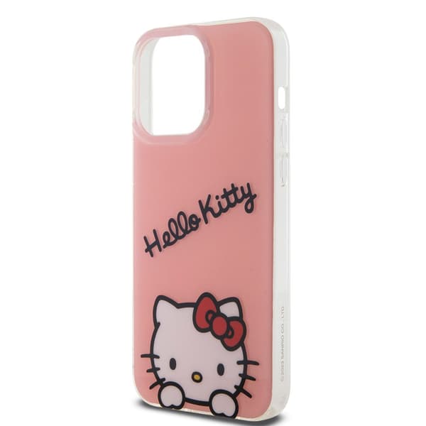Hello Kitty iPhone 15 Pro Max Kuori Daydreaming Crossbody Vaaleanpunainen