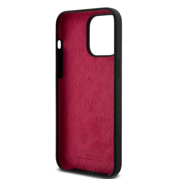 Hello Kitty iPhone 15 Pro Max Cover Liquid Silicone Sort
