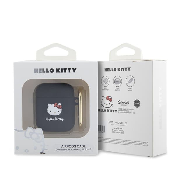 Hello Kitty AirPods 1/2 Cover Liquid Silicone Sort