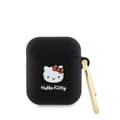 Miniatyrbillede 1 af 3: Hello Kitty AirPods 1/2 Cover Liquid Silicone Sort
