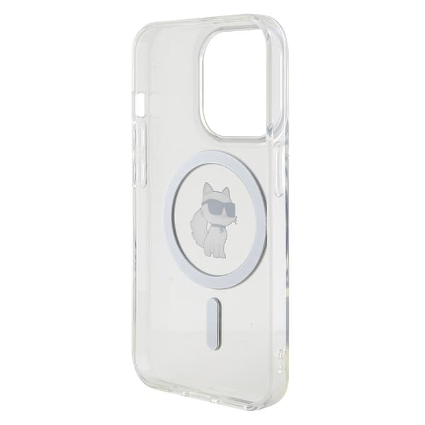Karl Lagerfeld iPhone 15 Pro Kuori Choupette MagSafe Läpinäkyvä