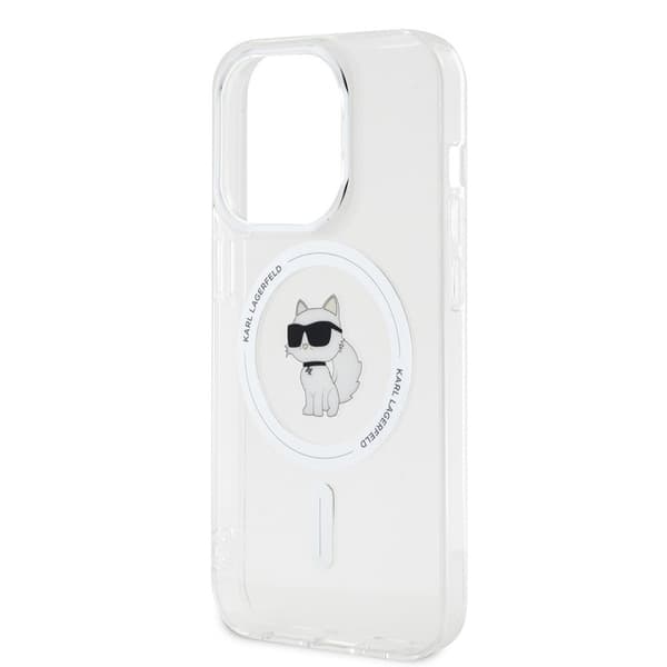 Karl Lagerfeld iPhone 15 Pro Kuori Choupette MagSafe Läpinäkyvä