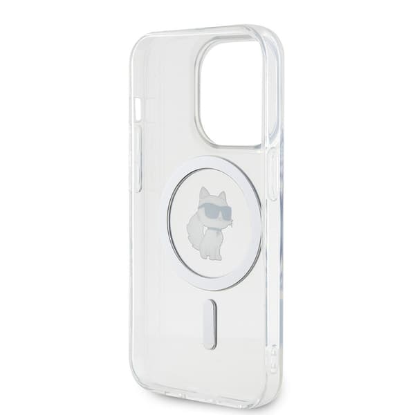 Karl Lagerfeld iPhone 15 Pro Kuori Choupette MagSafe Läpinäkyvä