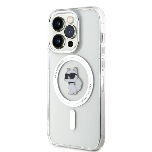 Karl Lagerfeld iPhone 15 Pro Kuori Choupette MagSafe Läpinäkyvä