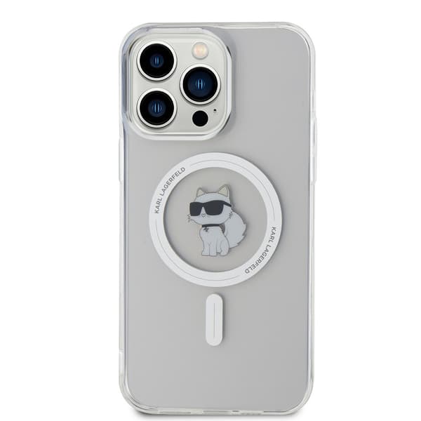 Karl Lagerfeld iPhone 15 Pro Max Skal Choupette MagSafe Transparent