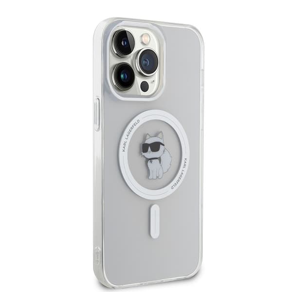 Karl Lagerfeld iPhone 15 Pro Max Skal Choupette MagSafe Transparent