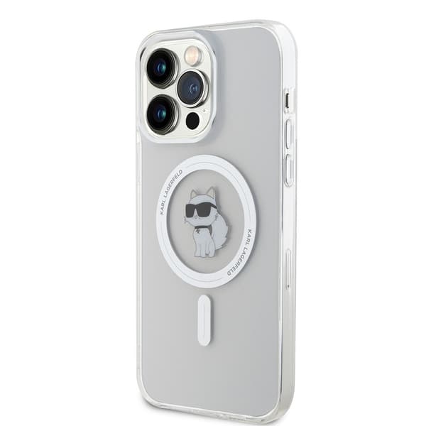 Karl Lagerfeld iPhone 15 Pro Max Skal Choupette MagSafe Transparent