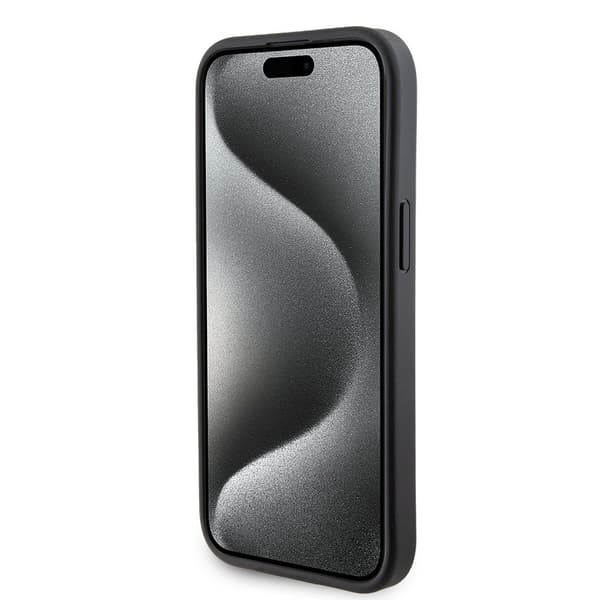 Karl Lagerfeld iPhone 15 Skal Grip Stand Function Svart